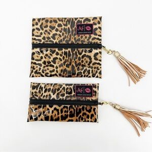 Makeup Junkie 2 Savannah Leopard Bags